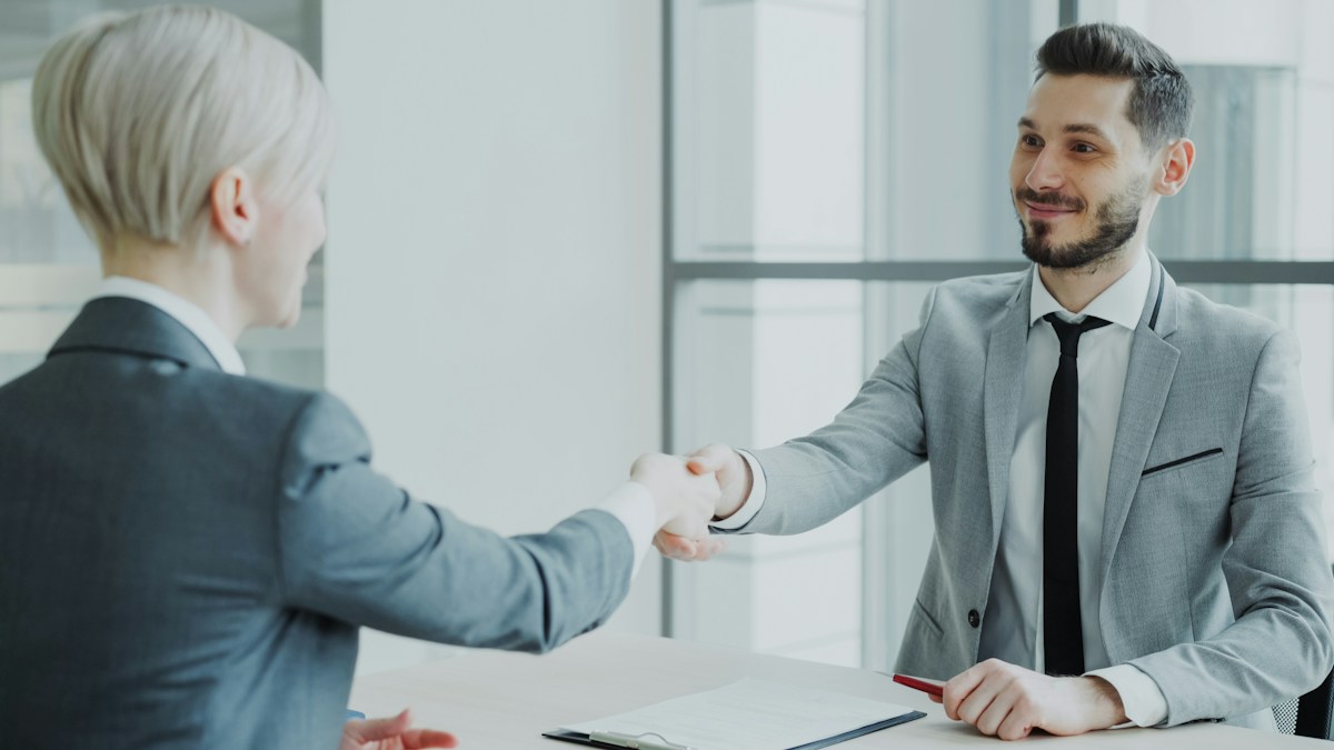 Wholesale partners agreeing on a deal